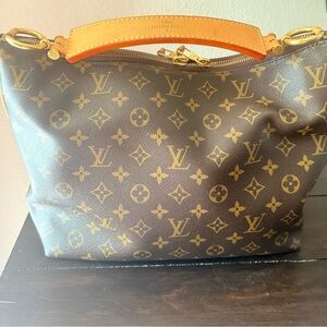 Louis Vuitton Brown Monogram Sully MM Handbag